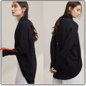 Babaton Aritzia Black Cocoon Cardigan
